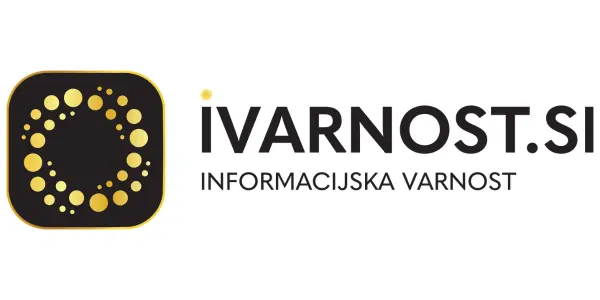 Sponsors - iVarnost.si logo in the media sponsors section